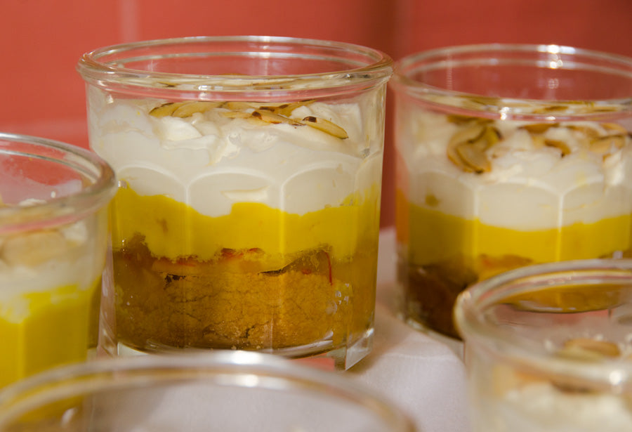 Cherish the Most Wonderful Time of the Year with Apple Trifle and Saffron Custard